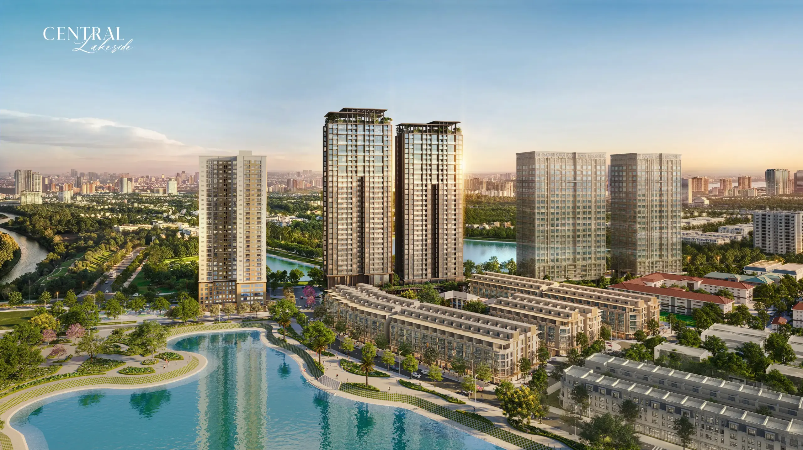 CENTRAL LAKESIDE THẤP TẦNG KHU NHÀ Ở ĐÔNG NAM ĐƯỜNG TỐ HỮU